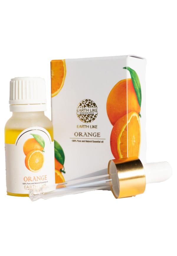 Orange (Mandarin) Essential oil for Radient Skin, Helps reducing Hair Fall, Hydration for Dry Skin, Enhances Mood