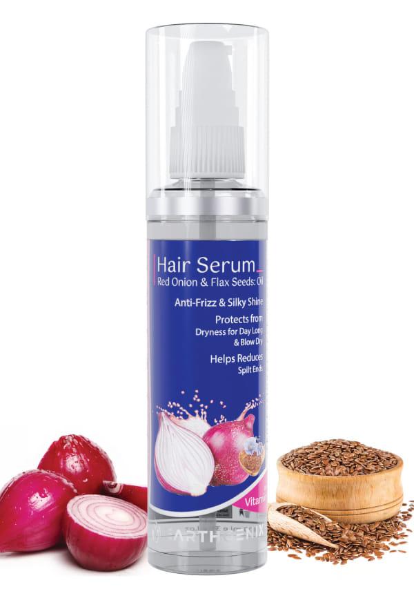 Crystal Hair Serum with Red Onion & Flax Seeds: Oil