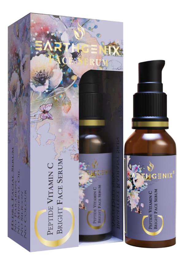 Peptide Vitamin C Bright Face Serum with Hyaluronic Acid