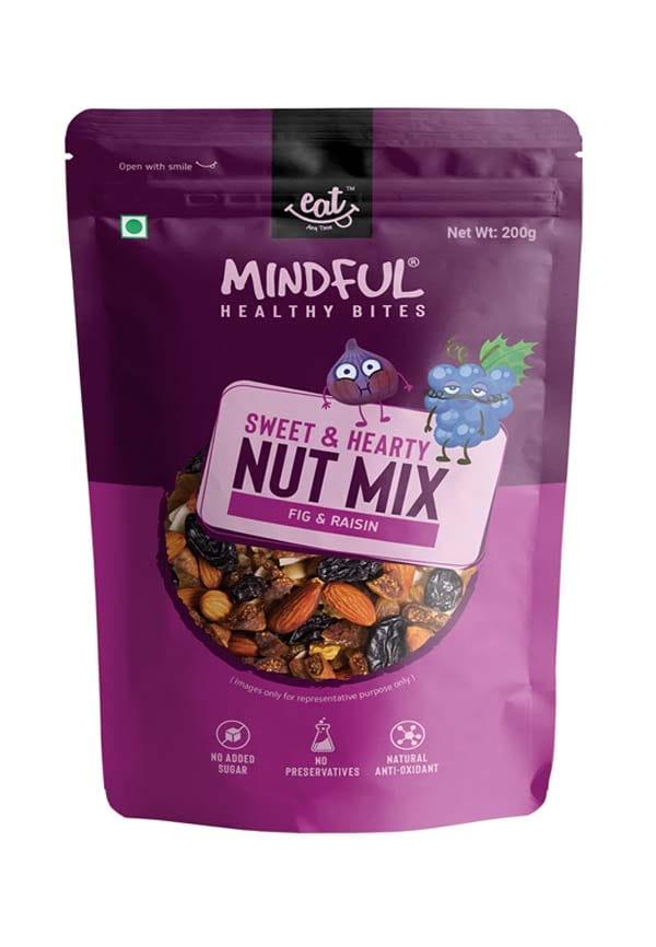 Healthy Trail Mix With Fig & Raisin - Dry Fruit, Tropical Fruits & Nuts