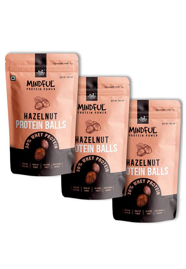 Mindful Chocolate Hazelnut Protein Energy Balls