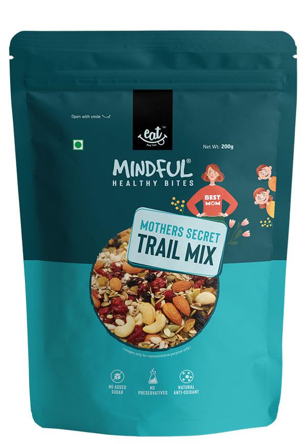Mindful Mother Secret Trail Mix - Almond, Cashew, Raisins , Berries, 7 Seeds