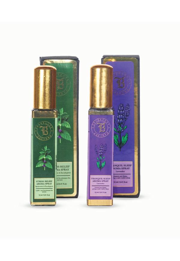 Aromatherapy Spearmint And Lavender Stress Relieving And Tranquil Sleep Aroma Spray