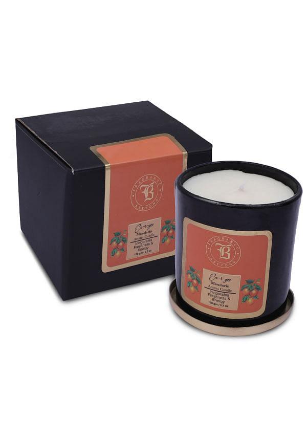 Aromatherapy Energising Soy Candle Mandarin