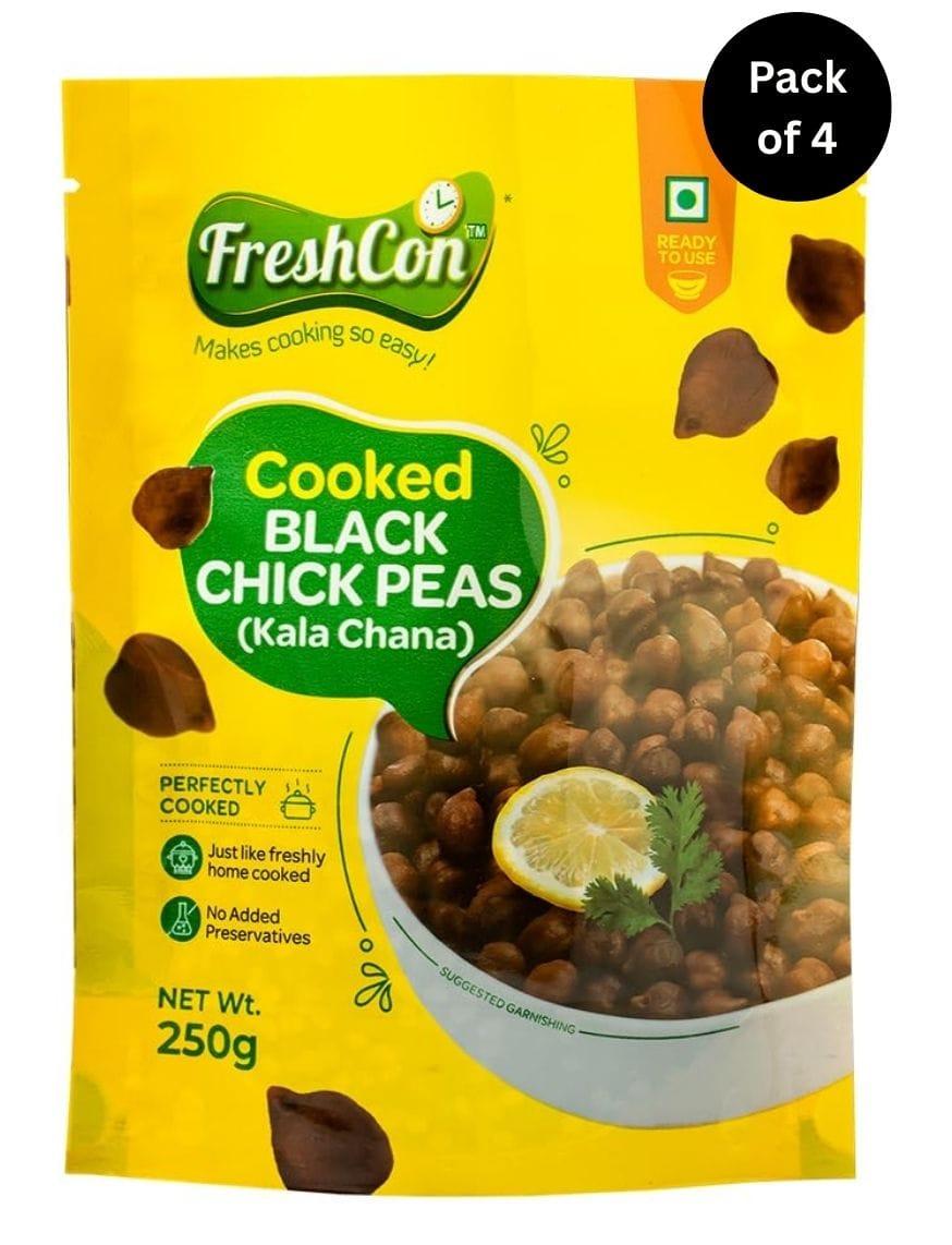 Freshcon Cooked Kala Chana (Black Chickpeas)