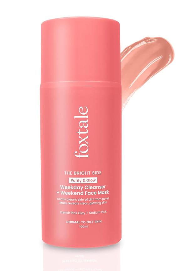 Purify & Glow Cleanser + Mask With French Pink Clay and Sodium PCA