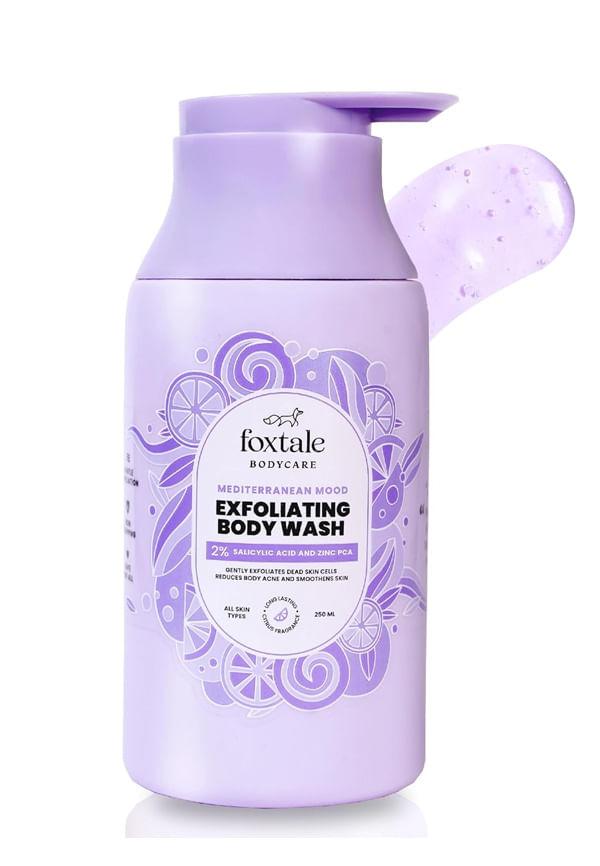 Exfoliating Body Wash 2% Salicylic Acid & Zinc PCA, Reduces Body Acne & Smoothens Skin