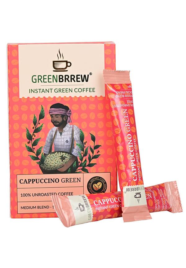 Cappuccino Green,100% Unroasted Coffee,Medium Blend,Social Friend