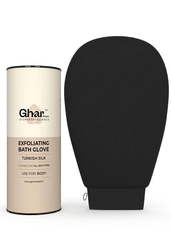Exfoliating Gloves For Body (Black)