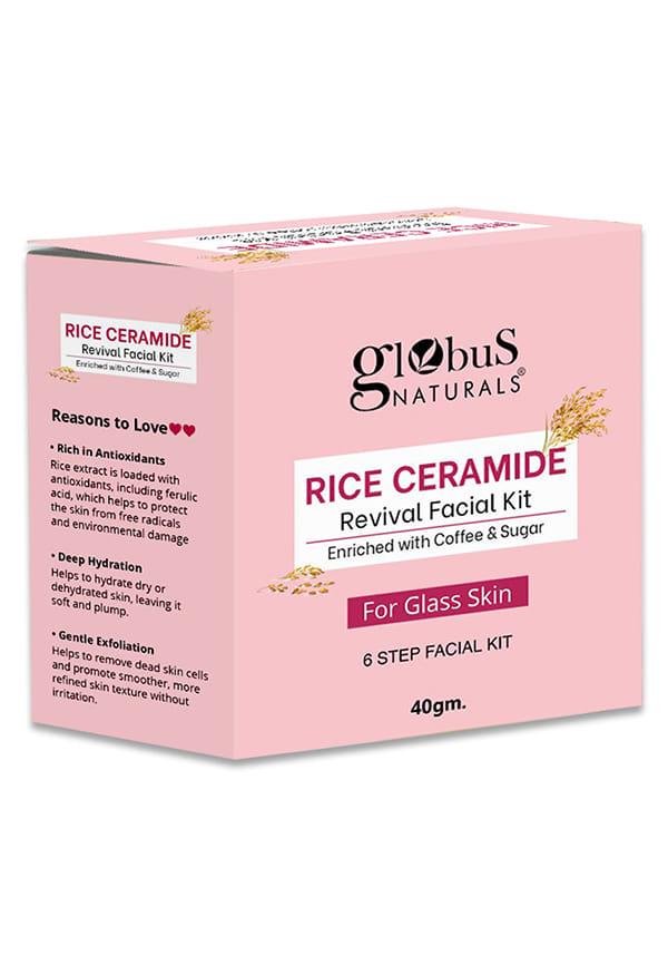 Rice Ceramide 6 Step Facial Kit For Korean Glass Skin