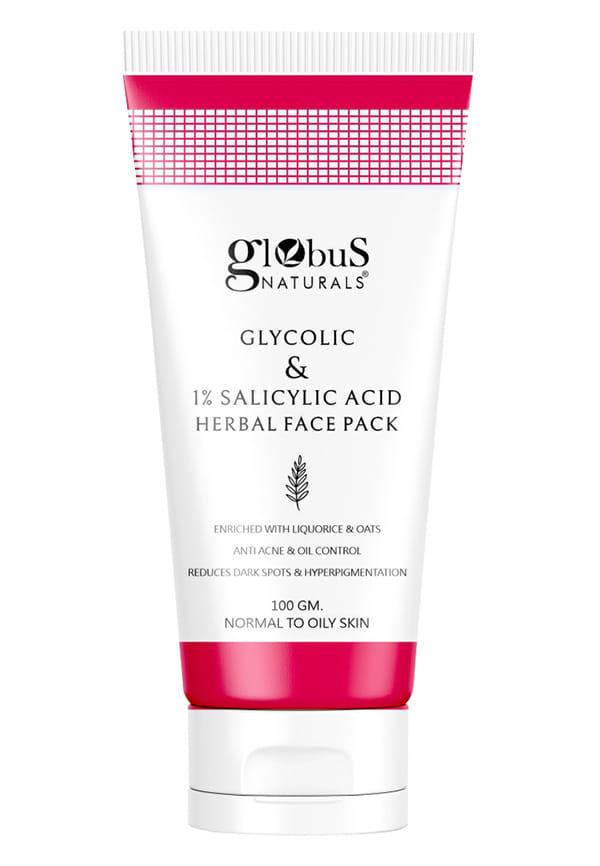 Glycolic & 1% Saliyclic Acid Anti Acne face Pack