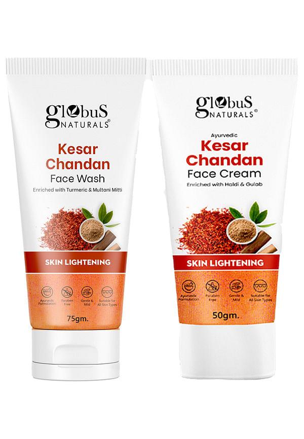 Skin Lightening Kesar Chandan Face Care Combo