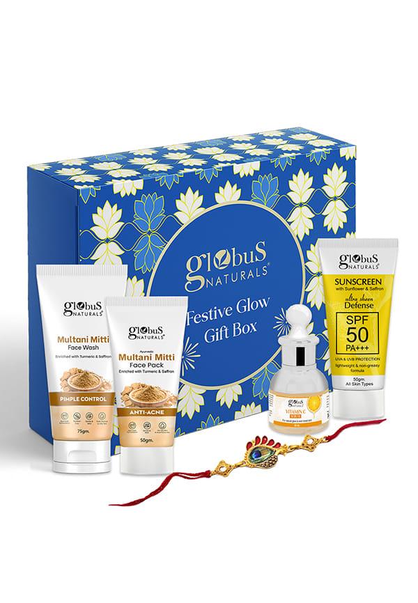 Radiance Multani Mitti Rakhi Gift Box Set of 4