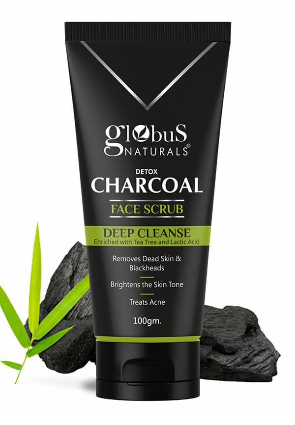 Detox Charcoal Face Scrub For Exfoliates skin