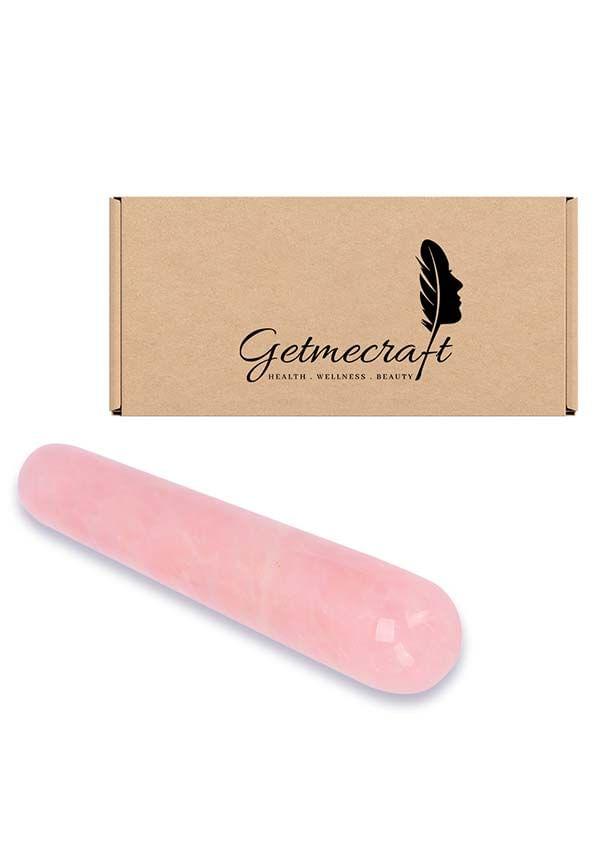 Rose Quartz Wand Gua Sha Tool