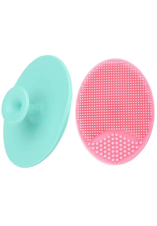 Face Scrubber,Soft Silicone Facial Cleansing Brush Pad