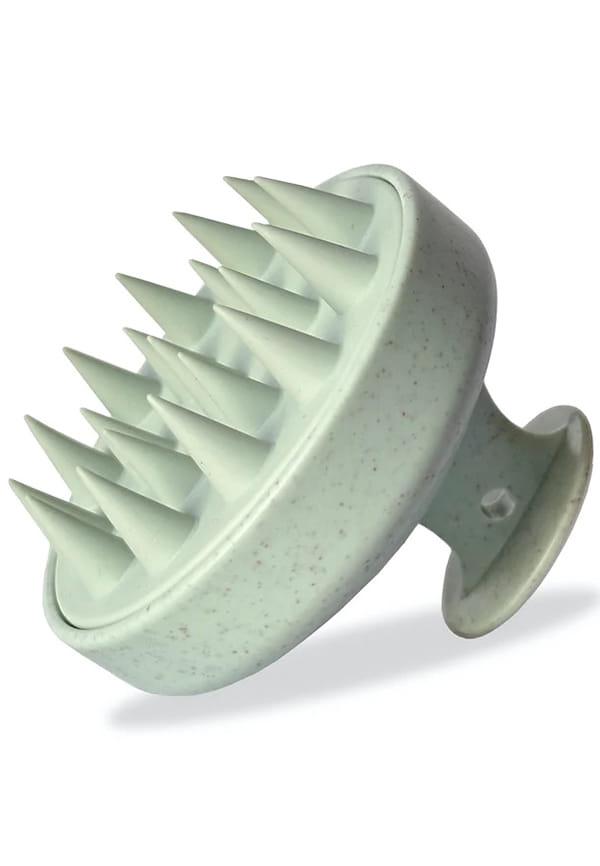 Light Green Shampoo Brush and Scalp Scrubber