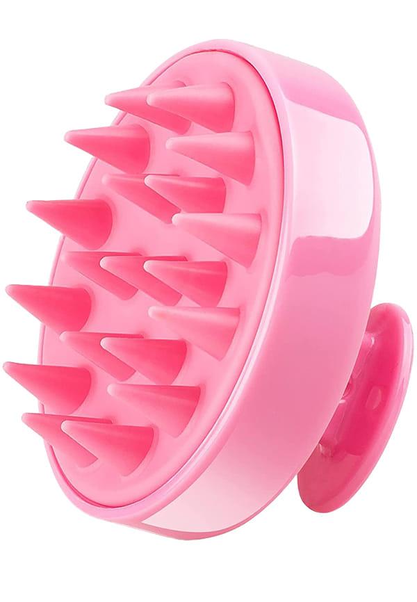 Pink Shampoo Brush and Scalp Massager Scrubber