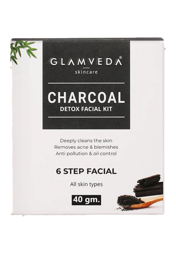 Activated Charcoal & Anti Pollution Facial Kit | 6 Steps Facial Kit