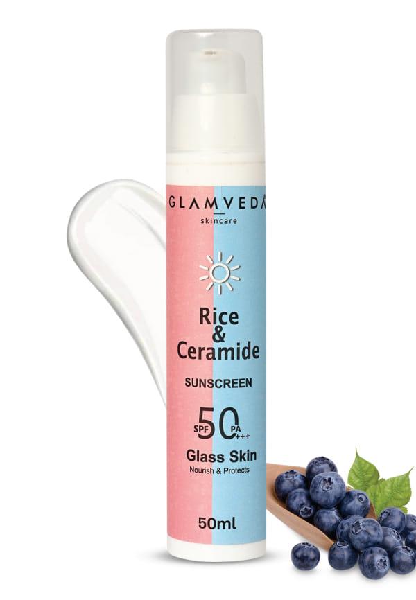 Glass Skin Rice & Ceramide Dewy Sunscreen SPF 50 PA+++