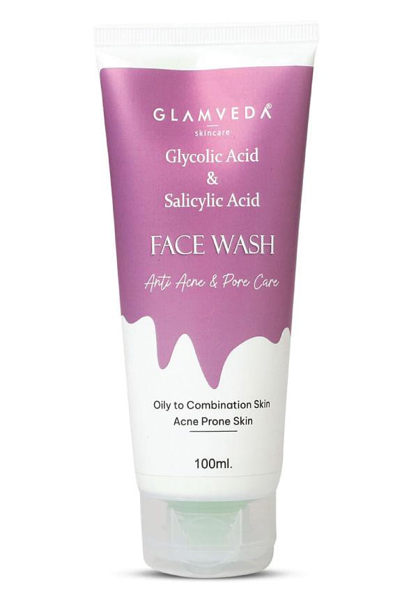 Glycolic Acid & 0.05% ww Salicylic Acid Anti Acne face wash