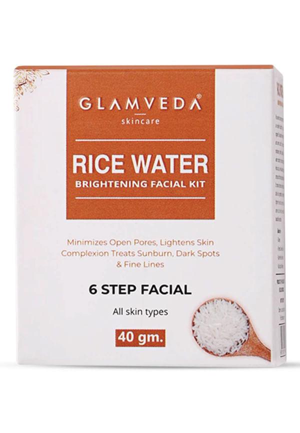 Rice Water Brightening Facial Kit | 6 Steps Facial Kit
