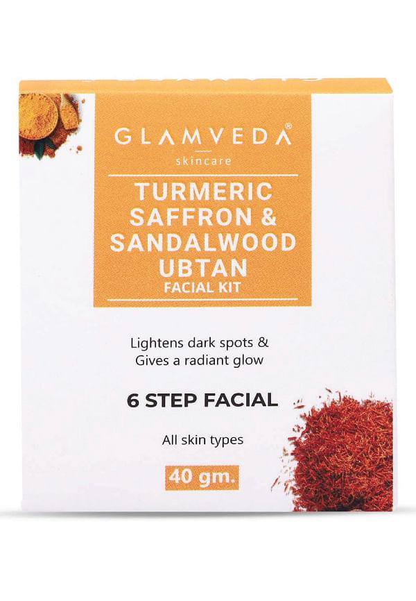 Turmeric saffron & Sandalwood Ubtan Skin Brightening Facial kit