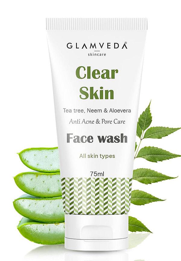 Clear Skin Tea Tree, Neem & Aloe Vera Anti Acne Face Wash