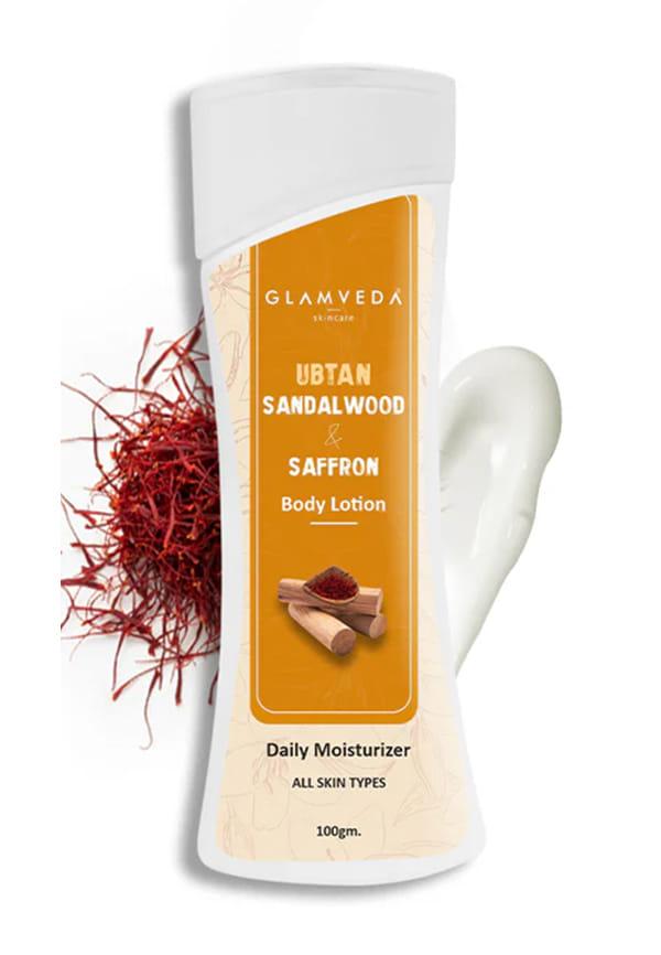 Sandalwood Kesar & Milk Protein Body Lotion | Nourishes Skin