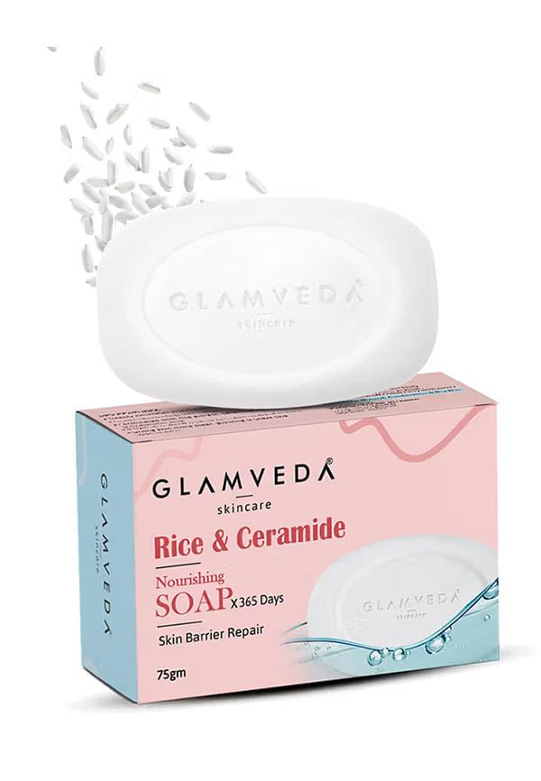 Rice & Ceramide Skin Brightening Soap with Hyaluronic acid