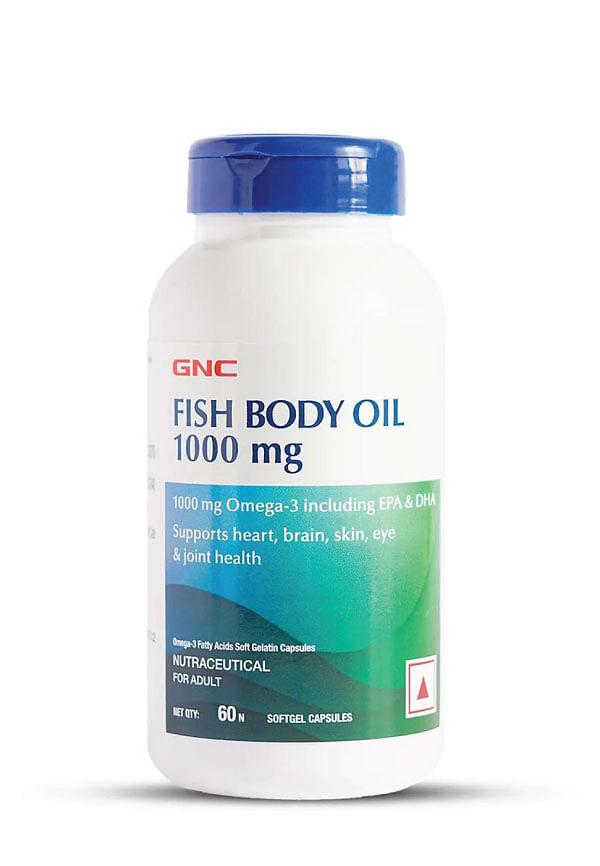 Fish Body Oil For Men & Women | 1000Mg Omega-3S With Epa & Dha