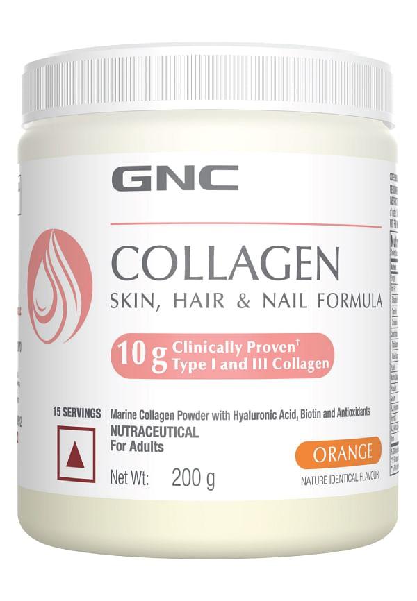 Marine Collagen with Hyaluronic Acid, Biotin & Antioxidants - Orange