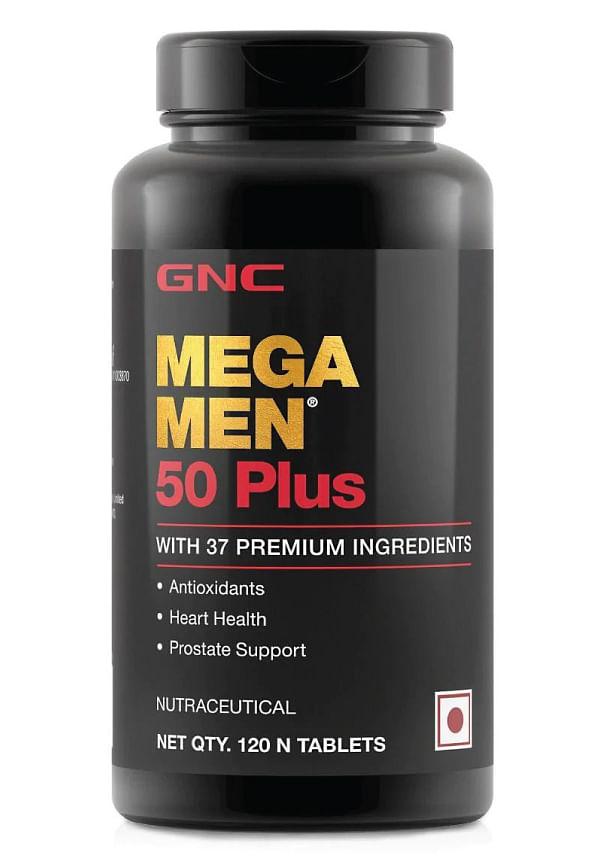 Mega Men 50 Plus Multivitamin - For Healthy Heart, Prostate Support & Well-Being