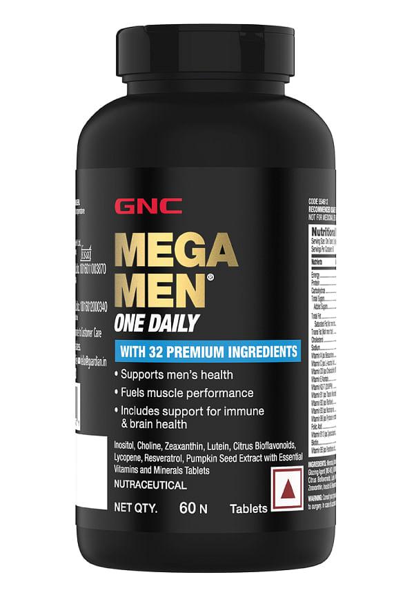 Mega Men One Daily Multivitamin - Improves Energy, Immunity & Overall Health