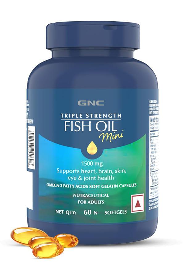 Triple Strength Fish Oil Mini - Omega 3 Capsules