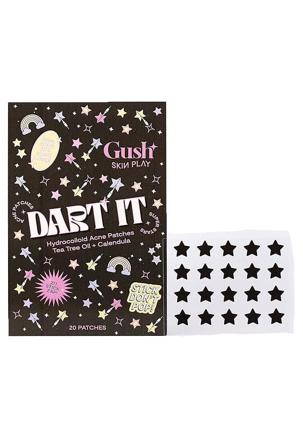 Dart It Hydrocolloid Pimple Patches for healing acne, zits and blemishes - Black Star