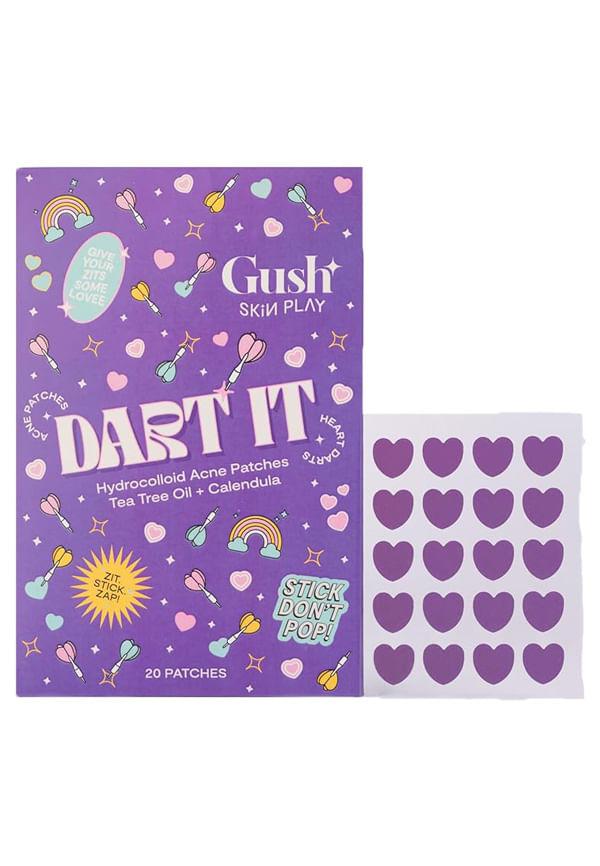 Dart It Hydrocolloid Pimple Patches for healing acne, zits and blemishes - Purple heart