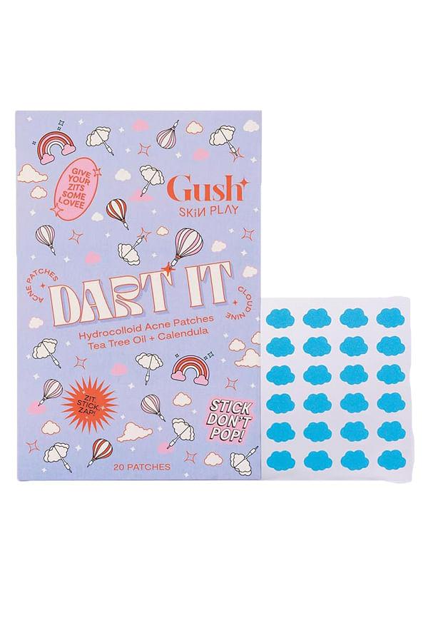 Dart It Hydrocolloid Pimple Patches for healing acne, zits and blemishes - Blue Clouds