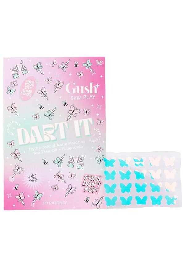 Dart It Hydrocolloid Pimple Patches for healing acne, zits and blemishes - Holographic Butterfly