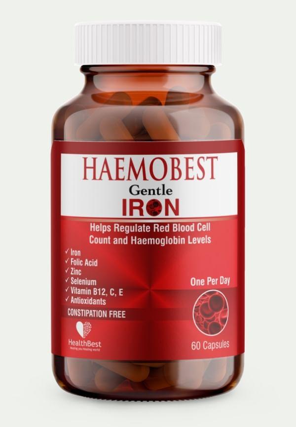 Haemobest Capsules Iron Supplement for Increased Hemoglobin