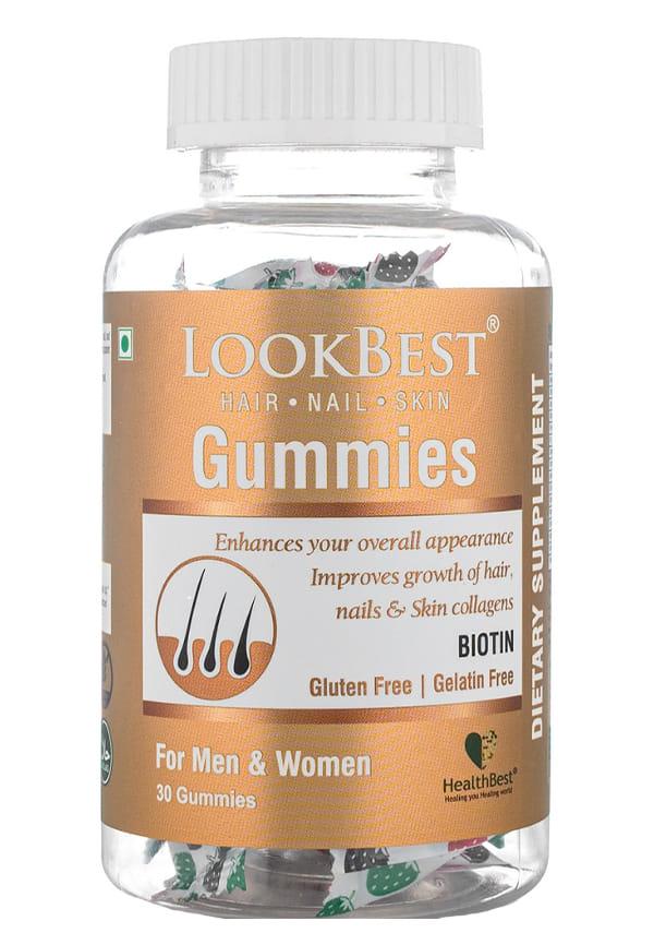 LookBest Hair, Nail & Skin Biotin Gummies