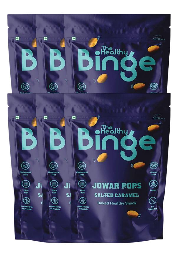 Jowar Baked Chips Pops Salted Caramel-High Protein & Fibre