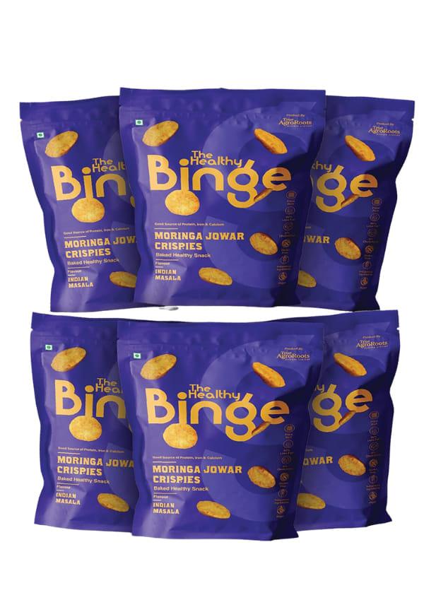 Moringa Jowar Baked Chips Indian Masala- High Protein & Fibre