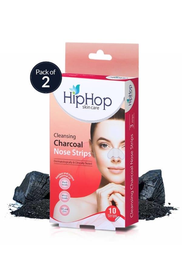 Cleansing Charcoal Nose Strips for Women - Blackhead Remover & Pore Cleanser
