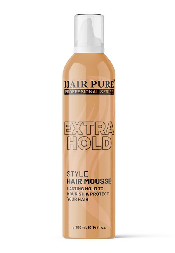 Extra Hold Hair Mousse Long Lasting Hold with Shine Hair Styling Mousse