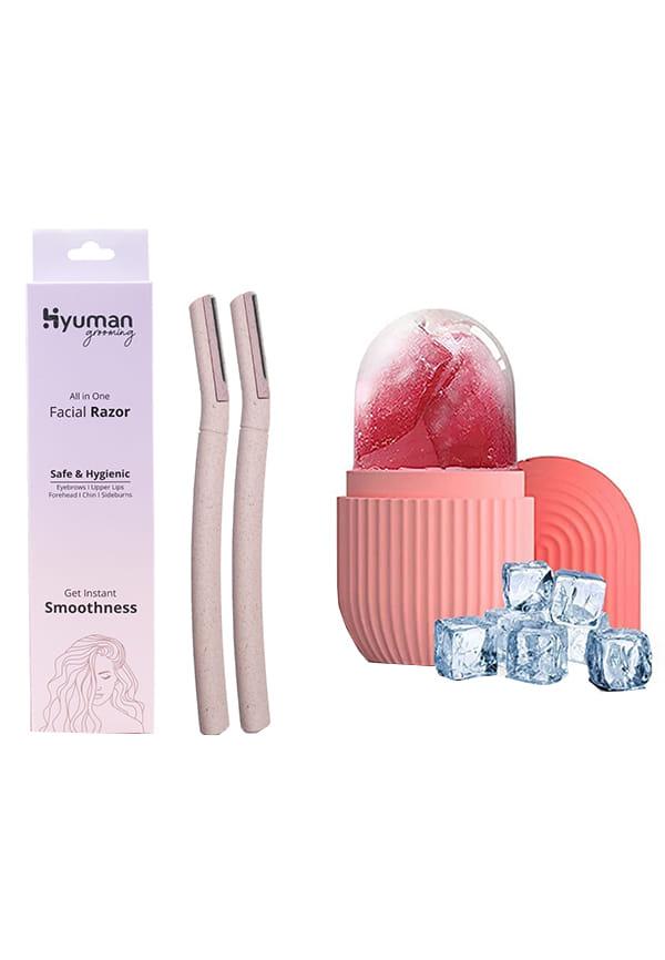 Combo Face Razor & Ice Roller