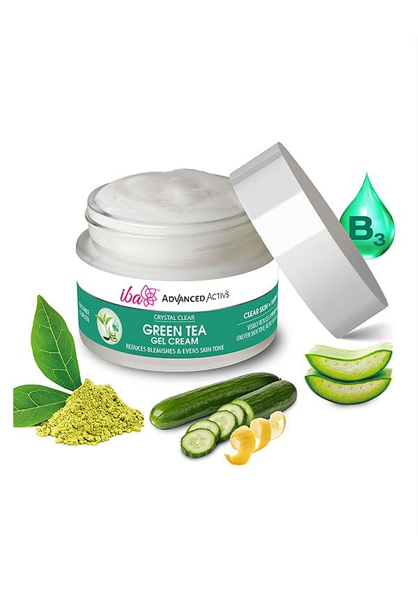 Advanced Activs Crystal Clear Green Tea Gel Cream with Niacinamide