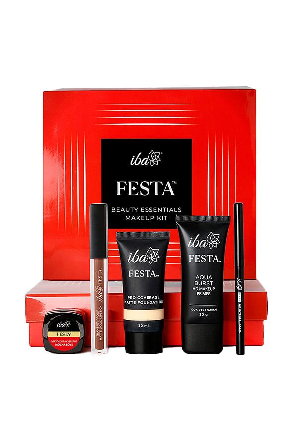 Festa Beauty Essentials Makeup Kit for Women, Long Lasting Makeup Kit Combo
