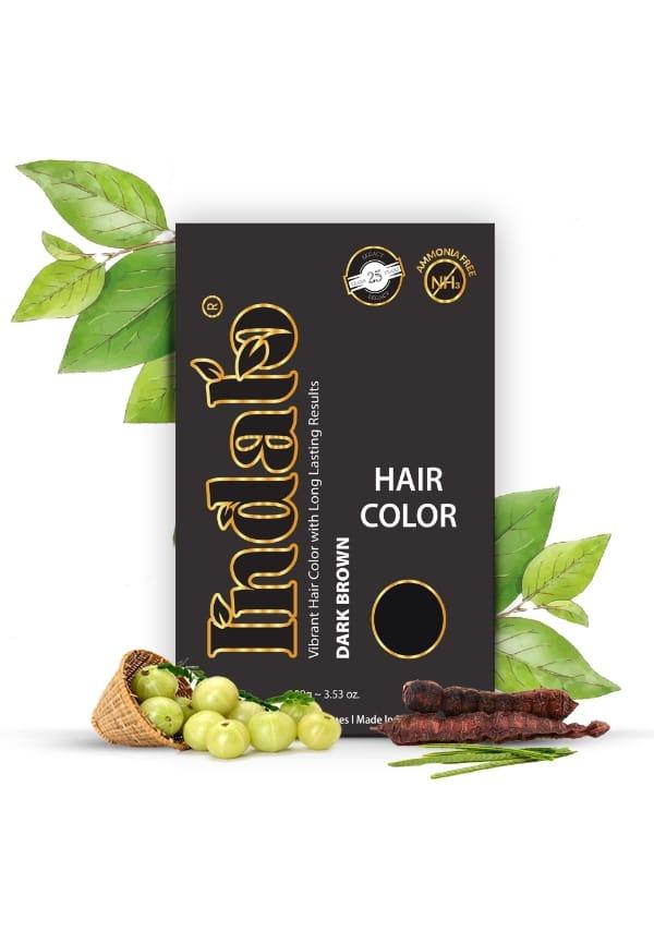 Ammonia-Free Vibrant DARK Brown Hair Color | With Natural Ingredients