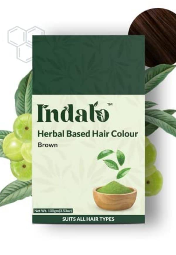 Herbal Based Hair Colour with Amla and Brahmi - Brown